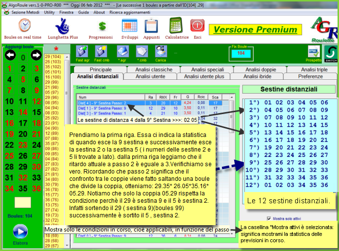 Statistiche su roulette
