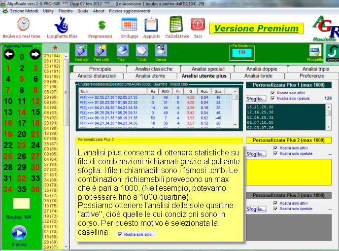 Statistiche su roulette